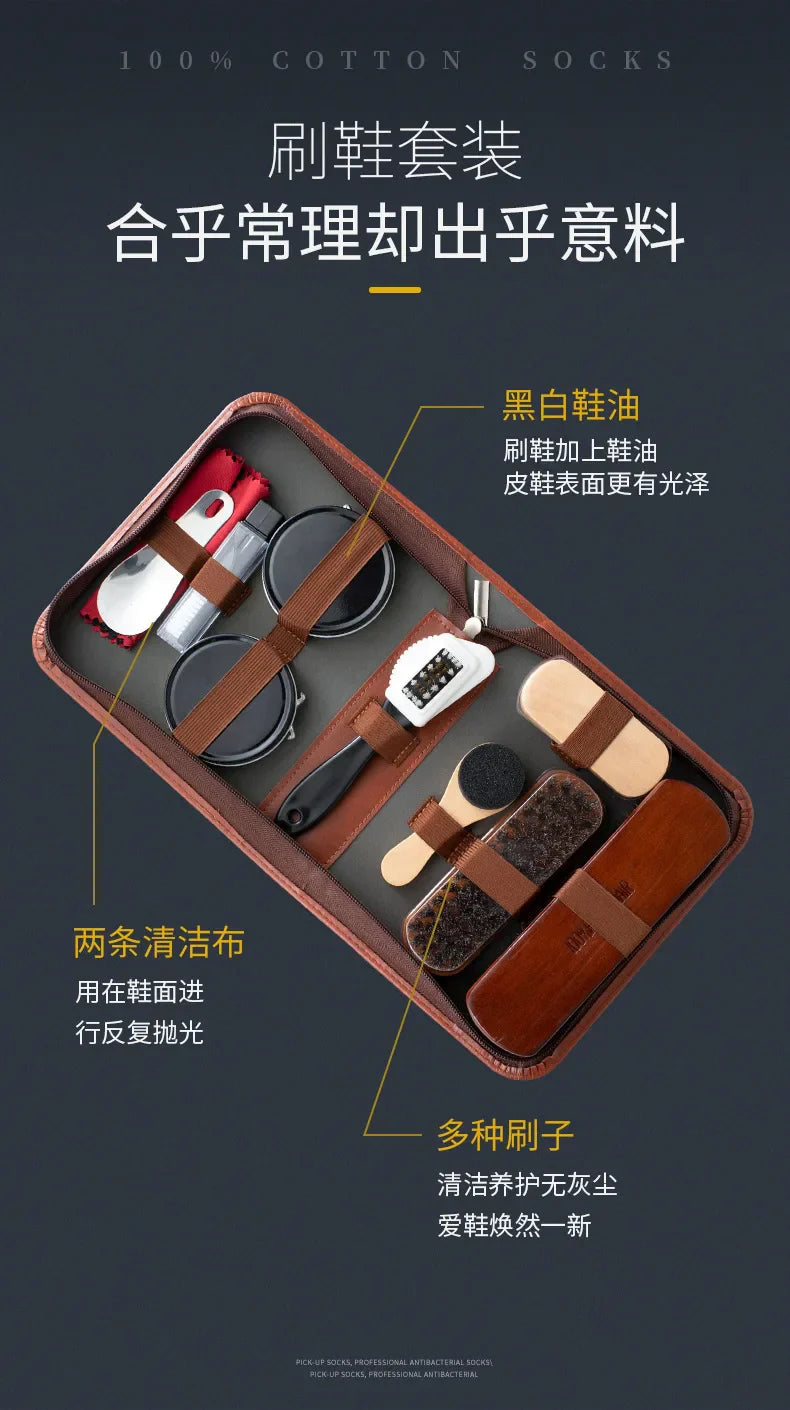 Super Luxury11Piece Set Horse Hair Brush Oil Set