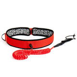 Surfboard Waist Leash 7mm Thick 10ft Coiled Surf