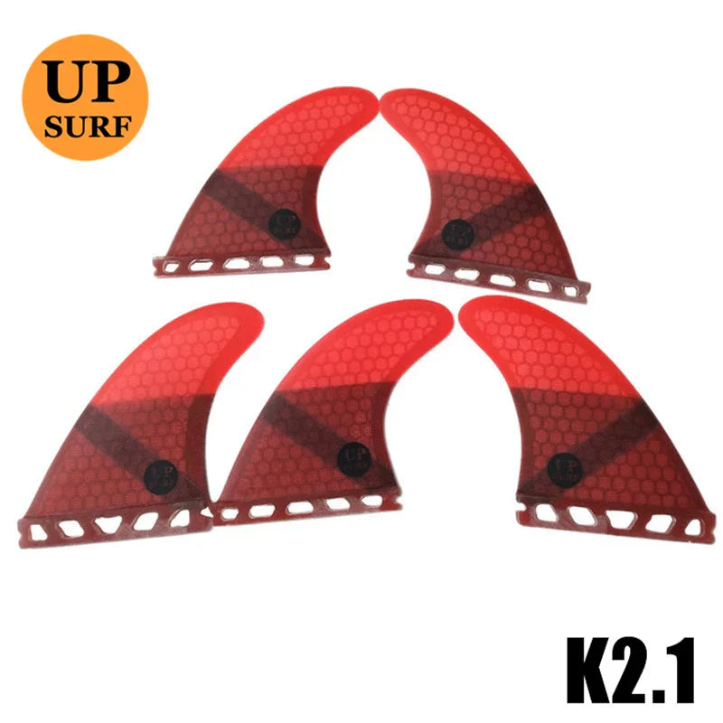 Surfing Fins 5pcs/4pcs Fins Set Single Tabs Fin