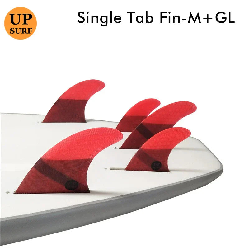 Surfing Fins 5pcs/4pcs Fins Set Single Tabs Fin