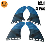 Surfing Fins 5pcs/4pcs Fins Set Single Tabs Fin