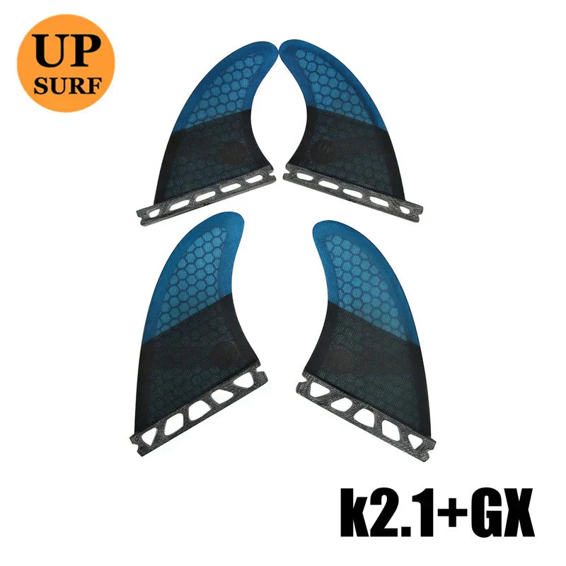 Surfing Fins 5pcs/4pcs Fins Set Single Tabs Fin