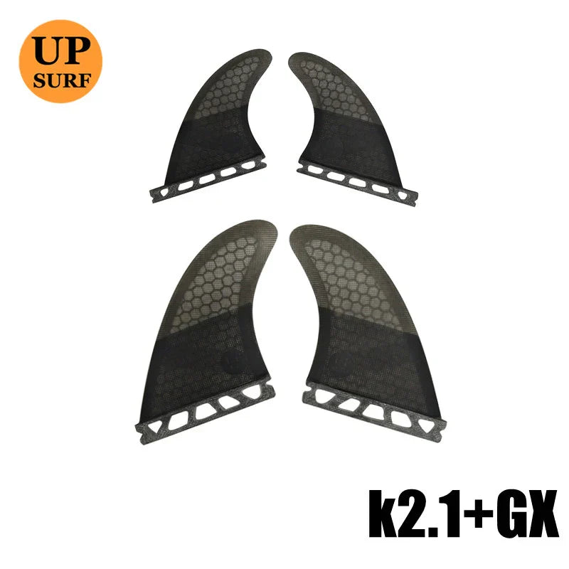 Surfing Fins 5pcs/4pcs Fins Set Single Tabs Fin