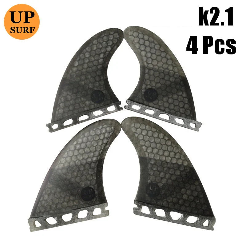 Surfing Fins 5pcs/4pcs Fins Set Single Tabs Fin