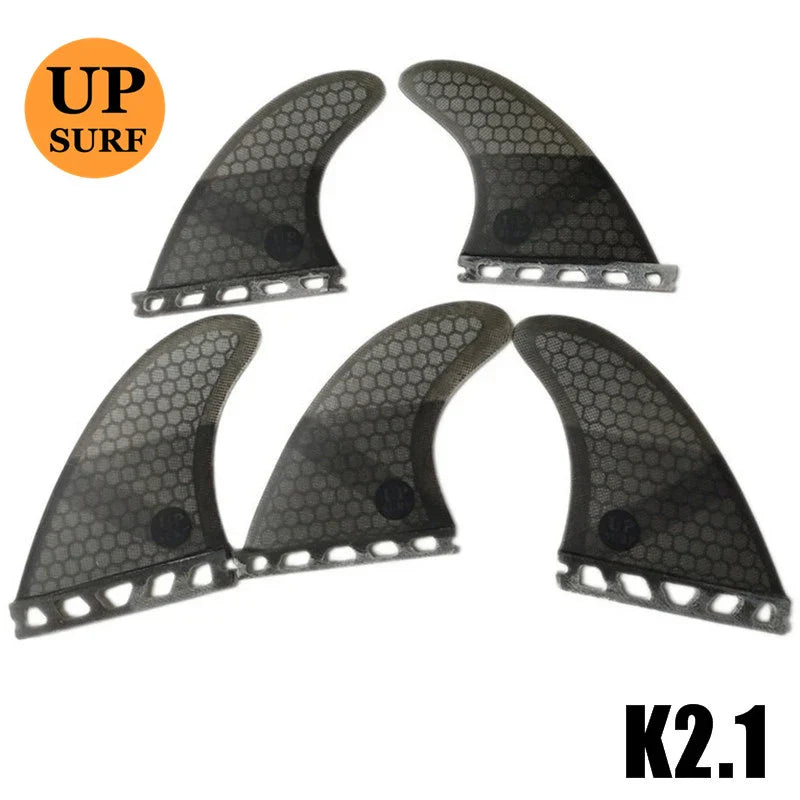 Surfing Fins 5pcs/4pcs Fins Set Single Tabs Fin