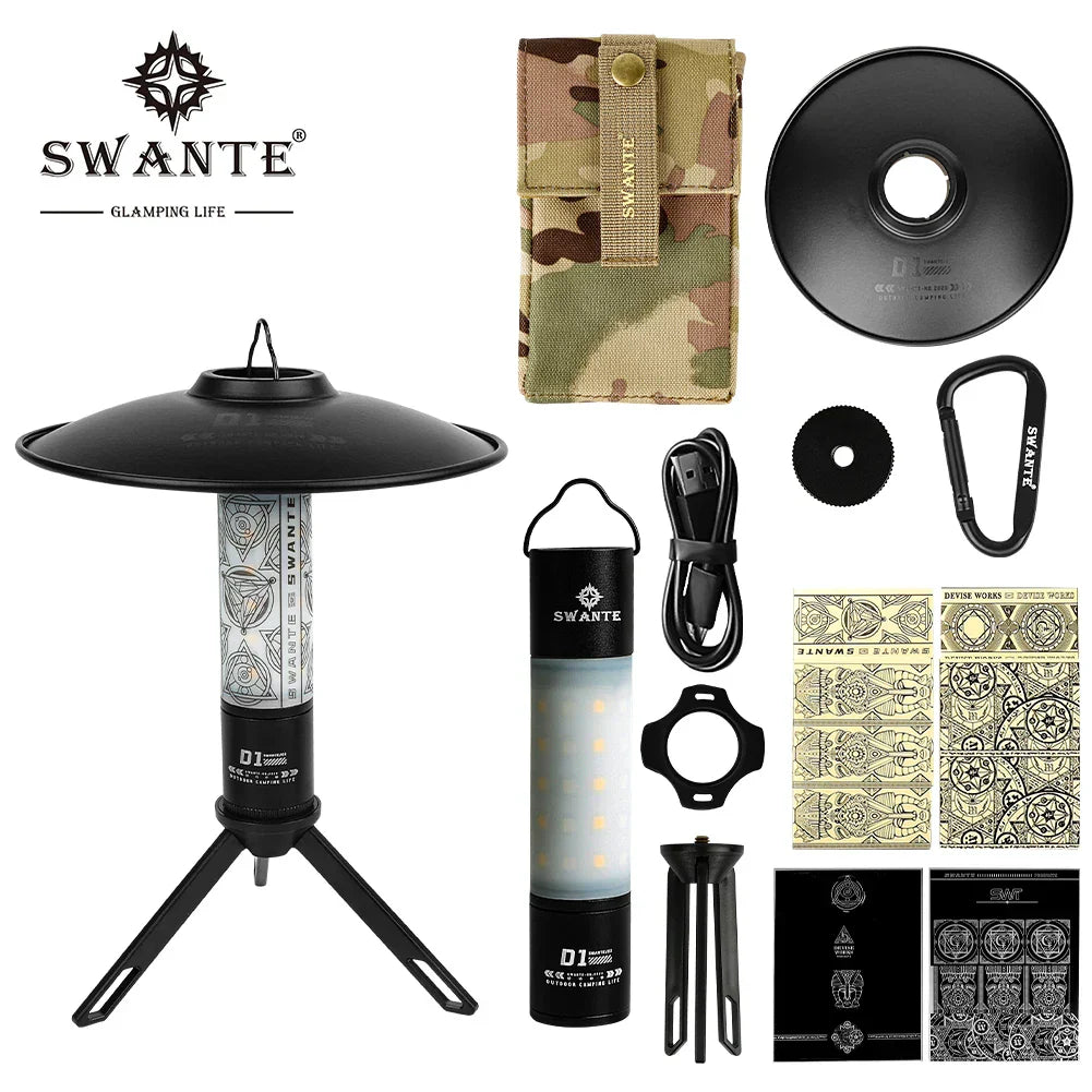 Swante Camping Stick Lantern Outdoor Hiking Multi-function Light