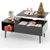 Sweetcrispy Coffee Table Brown, Living Room Lift Coffee