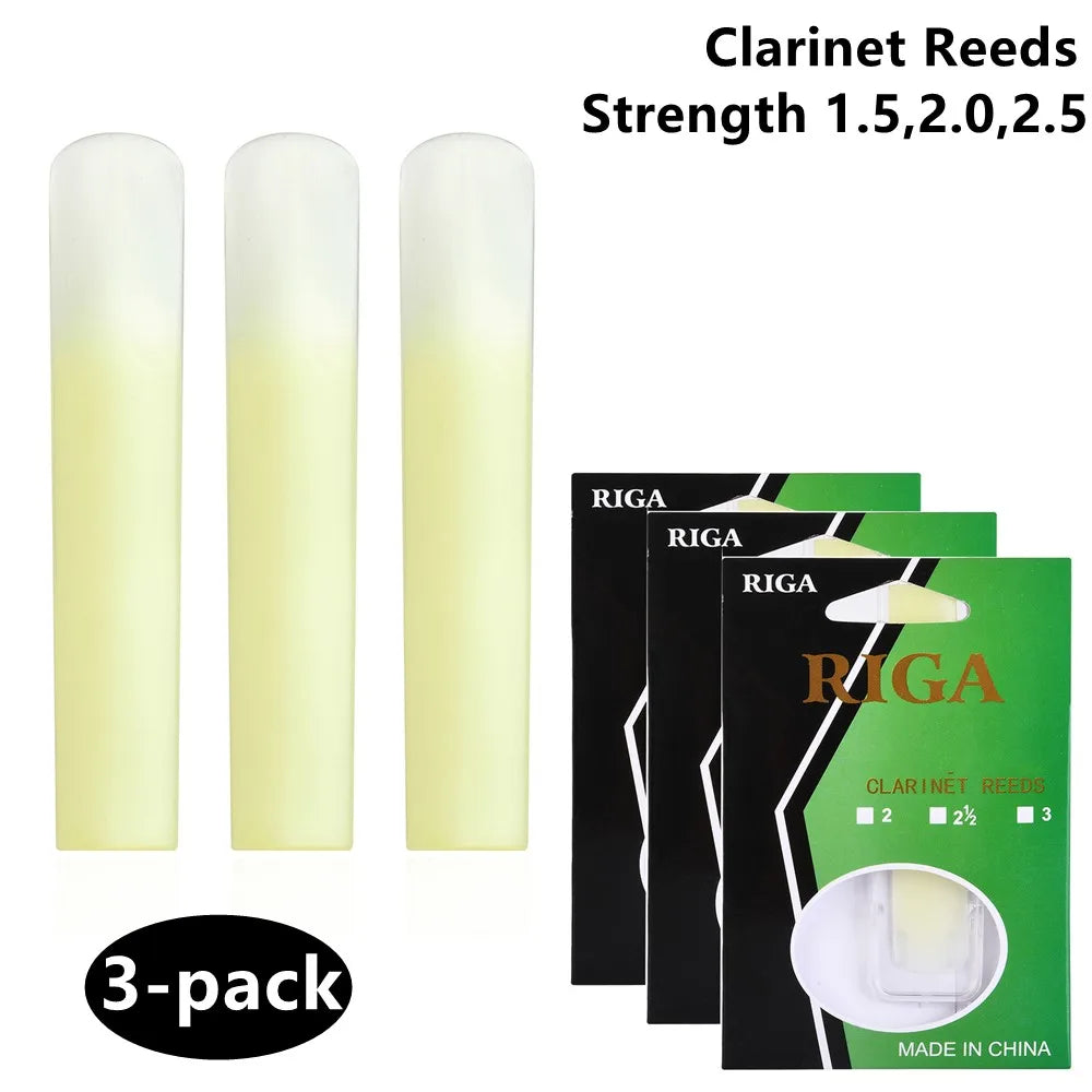 Synthetic Resin Clarinet Reed 3-pack Clarinet Reeds Resin