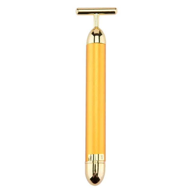 T-Shape 24k Energy Beauty Bar Vibrating Facial Roller