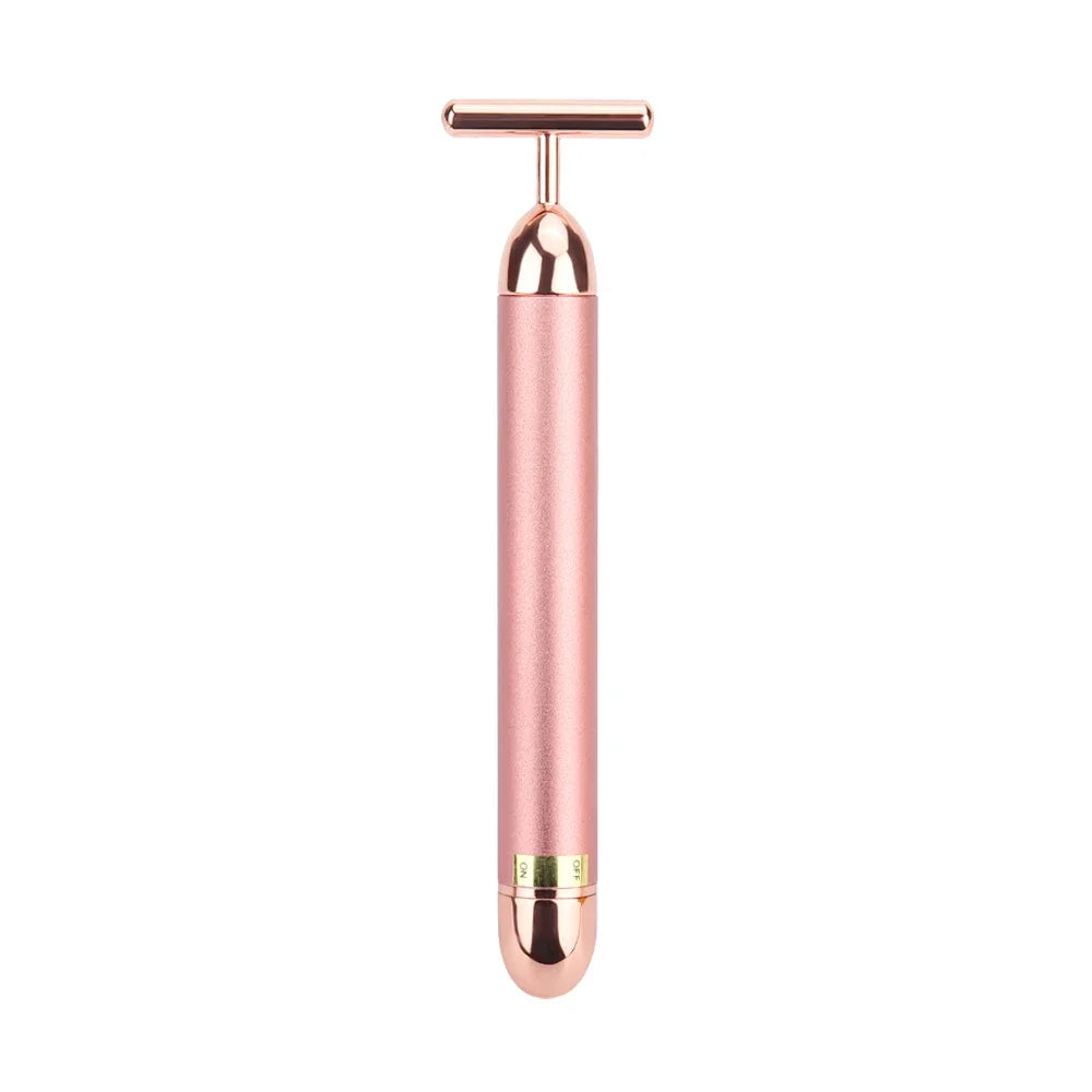 T-Shape 24k Energy Beauty Bar Vibrating Facial Roller