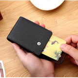 TANGYUE Men Credit Card Holder Leather Purse for Cards Case Wallet for Credit ID Bank Card Holder Women Cardholder and Coins