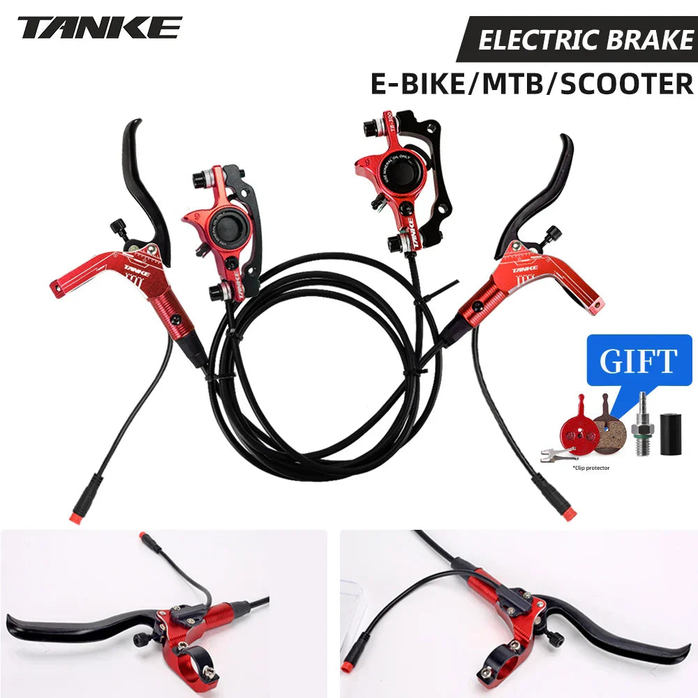 TANKE E-Bike MTB Hydraulic Disc Brake Set Electric