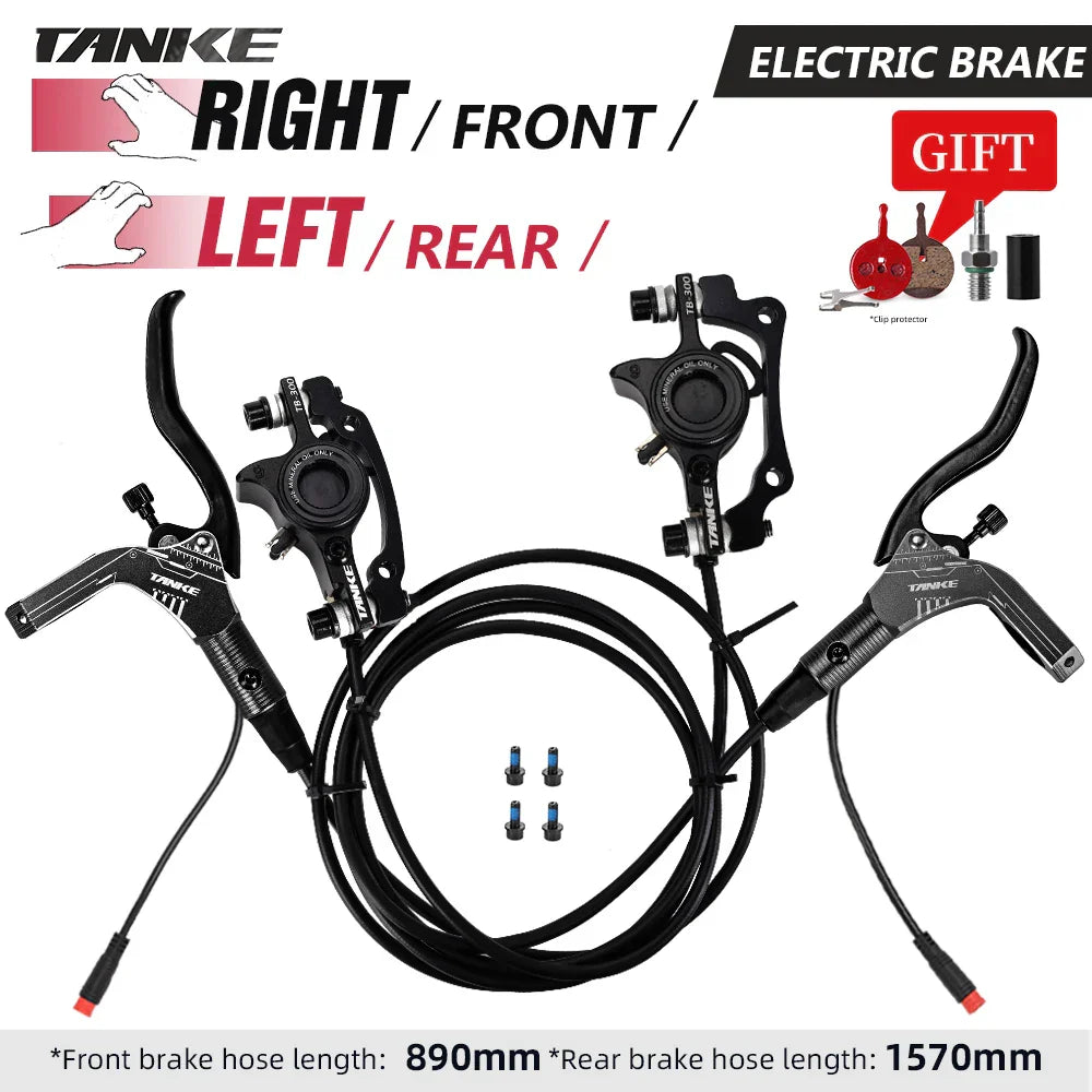 TANKE E-Bike MTB Hydraulic Disc Brake Set Electric