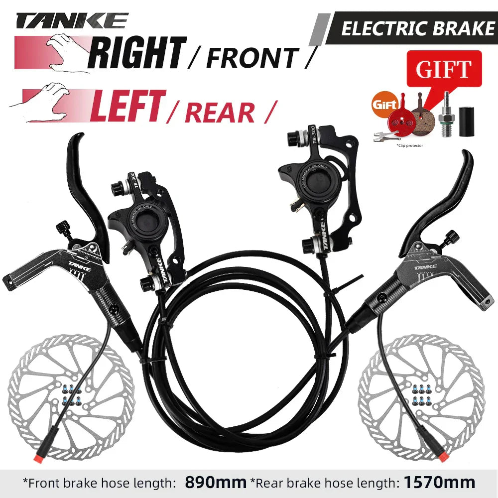 TANKE E-Bike MTB Hydraulic Disc Brake Set Electric