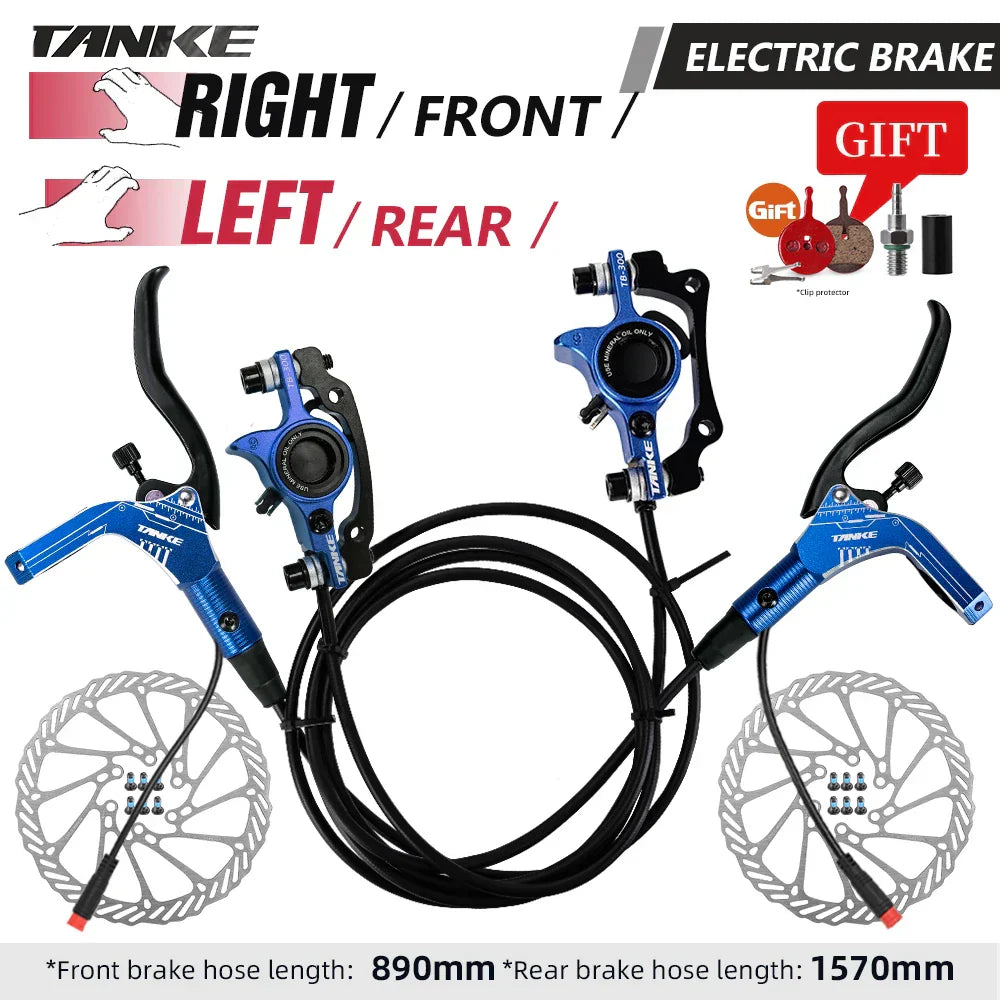 TANKE E-Bike MTB Hydraulic Disc Brake Set Electric