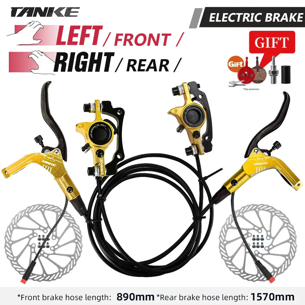 TANKE E-Bike MTB Hydraulic Disc Brake Set Electric