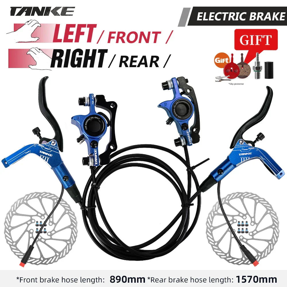 TANKE E-Bike MTB Hydraulic Disc Brake Set Electric