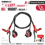 TANKE MTB 4-Piston Hydraulic Disc Brake Bicycle Resin