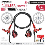 TANKE MTB 4-Piston Hydraulic Disc Brake Bicycle Resin