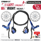 TANKE MTB 4-Piston Hydraulic Disc Brake Bicycle Resin