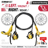TANKE MTB 4-Piston Hydraulic Disc Brake Bicycle Resin