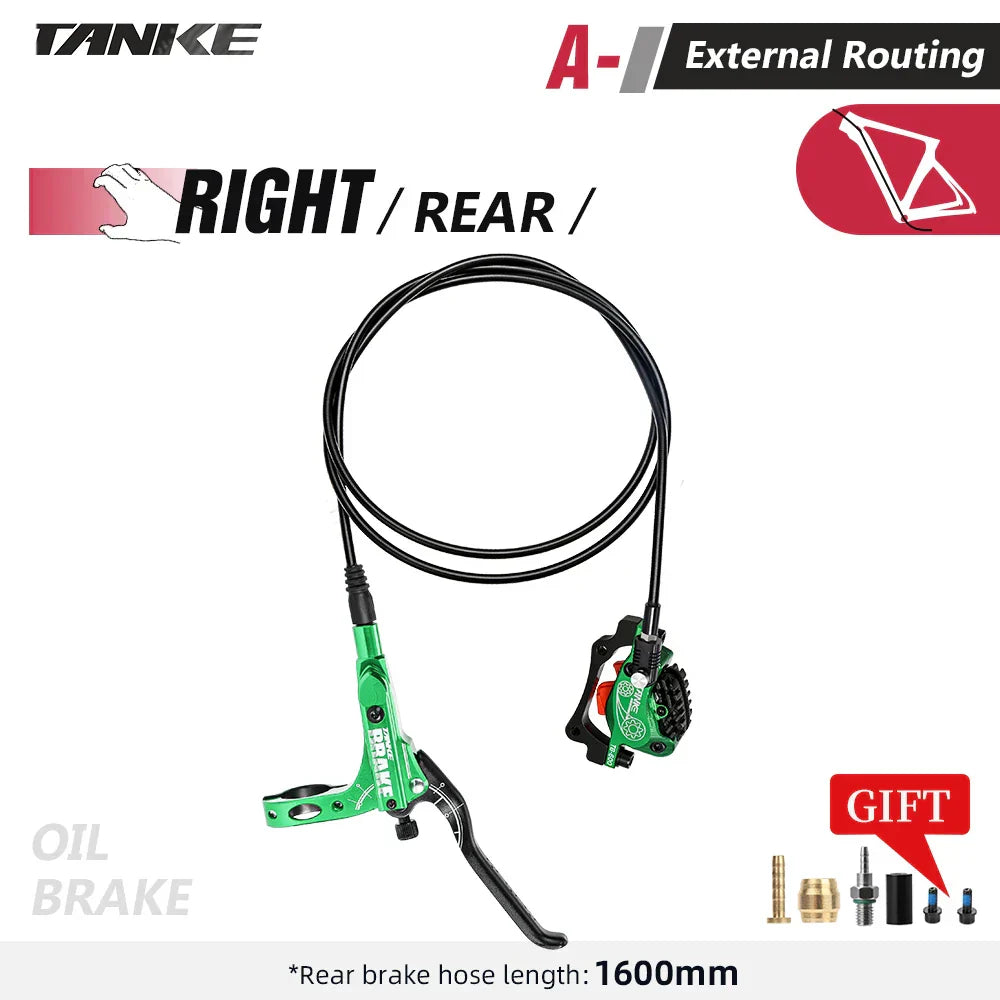 TANKE MTB 4-Piston Hydraulic Disc Brake Bicycle Resin