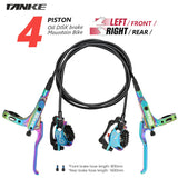 TANKE MTB 4-Piston Hydraulic Disc Brake Bicycle Resin