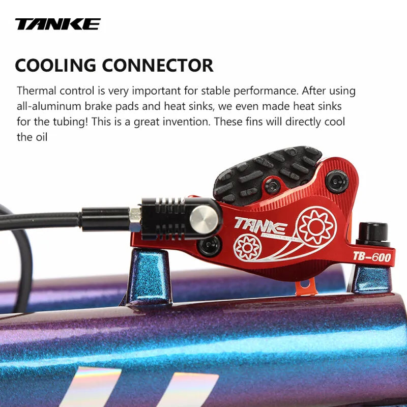 TANKE MTB 4-Piston Hydraulic Disc Brake Bicycle Resin