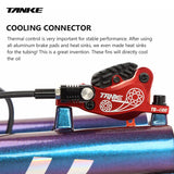 TANKE MTB 4-Piston Hydraulic Disc Brake Bicycle Resin