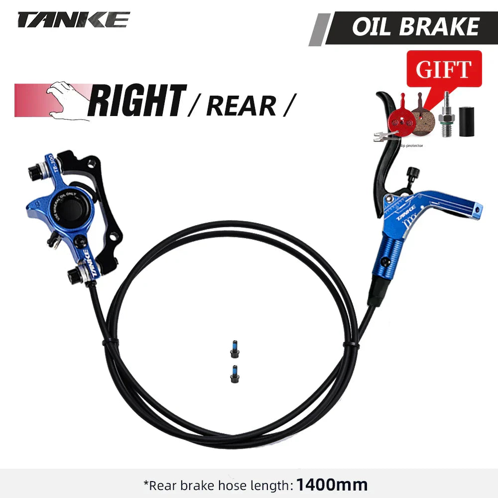 TANKE MTB Bike Hydraulic Disc Brake Set 160mm