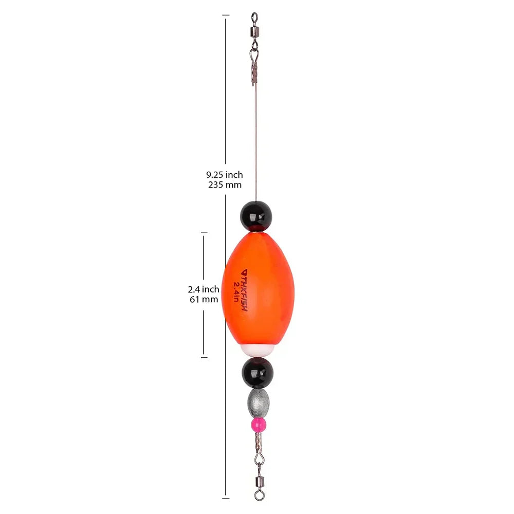 THKFISH Fishing Floats Bobbers for Float Rig Rattle