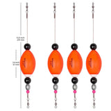 THKFISH Fishing Floats Bobbers for Float Rig Rattle