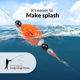 THKFISH Fishing Floats Bobbers for Float Rig Rattle