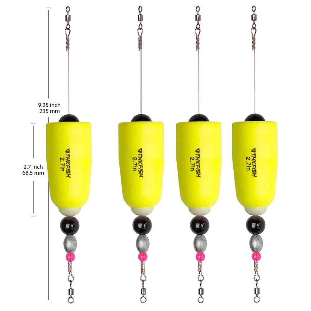 THKFISH Fishing Floats Bobbers for Float Rig Rattle