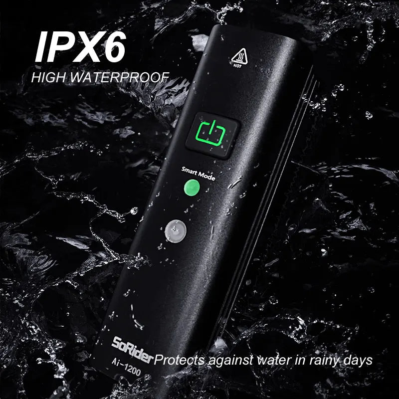 TOPRIDER Bicycle Light 1200LM T6 LED Rechargeable Set