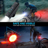 TOPRIDER Bicycle Light 1200LM T6 LED Rechargeable Set