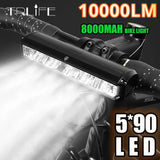 TRLIFE Bicycle Light Front 10000LM Bike Light Waterproof