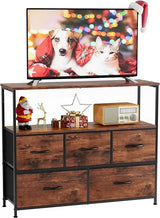 TV Stand for Bedroom, TV Dresser for 45