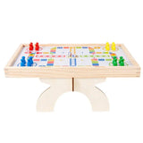 Table Soccer Game For Kids Wooden DoubleSided Board