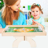 Table Soccer Game For Kids Wooden DoubleSided Board