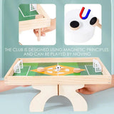 Table Soccer Game For Kids Wooden DoubleSided Board
