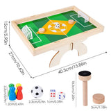 Table Soccer Game For Kids Wooden DoubleSided Board