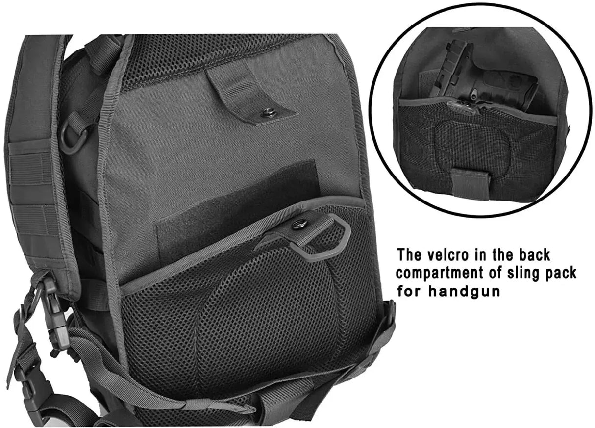 Tactical Military Sling Backpack Small Sling Rover Shoulder