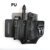 Tactical Multi Tool Belt Leather Bag Portable Tool