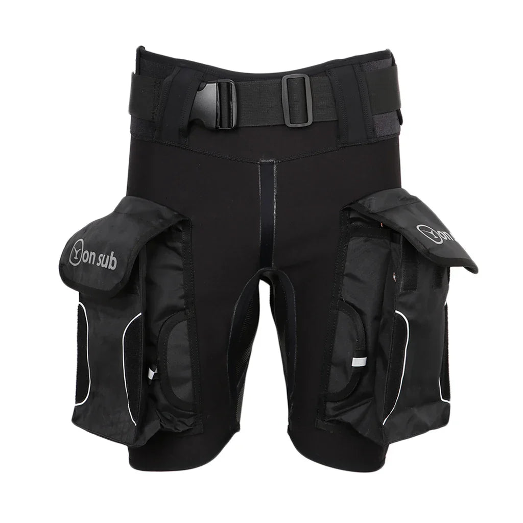 Technical Scuba Diving Neoprene Wetsuit Shorts & Pockets