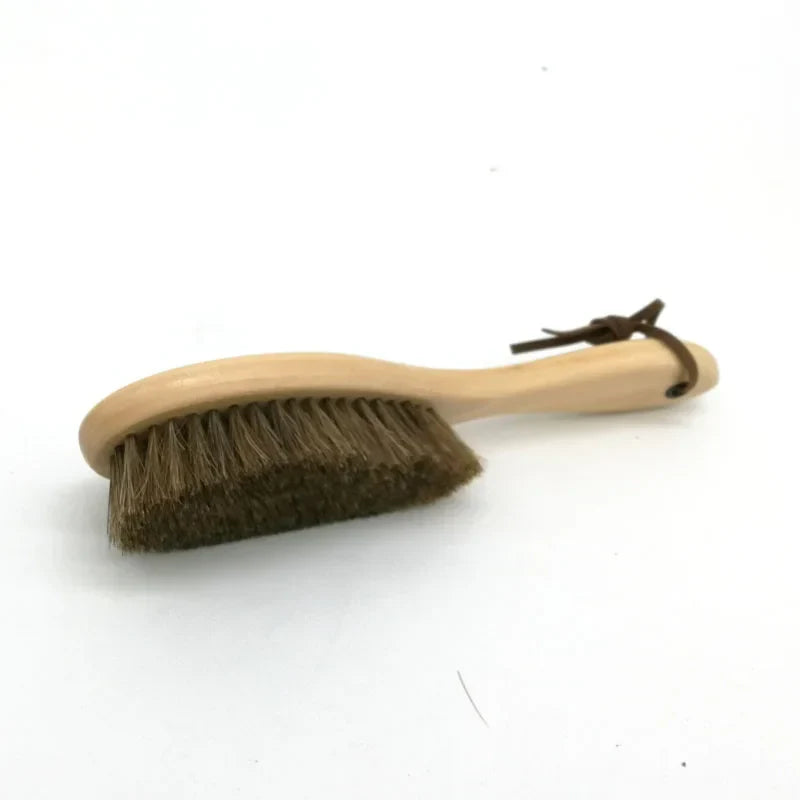 The Long Handle Brush Horsehair Shoes Brush Not