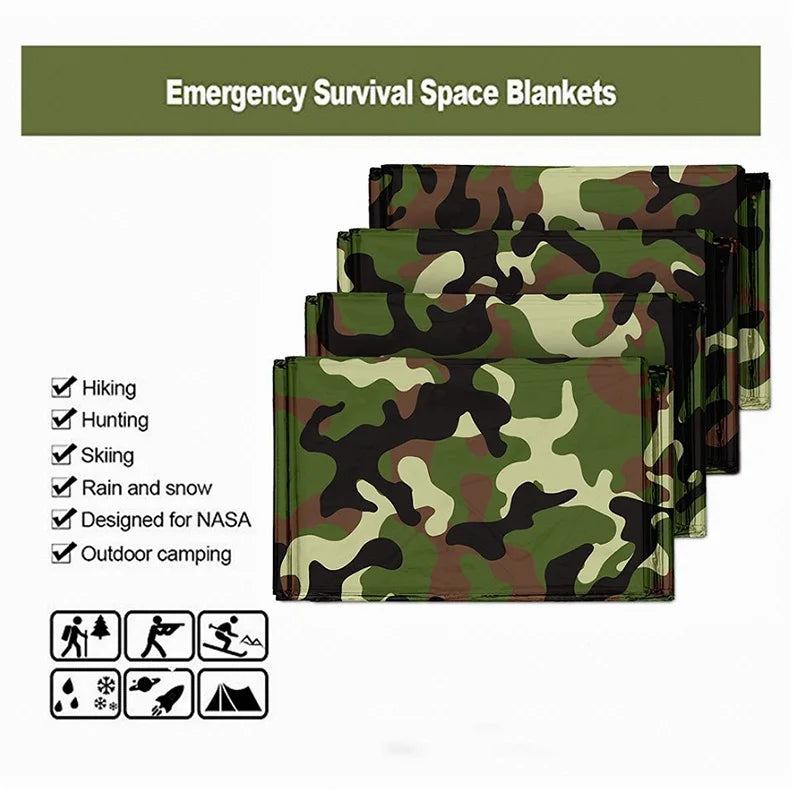 Thermal Blanket Survival Kit Lifesave First-aid Kit Camp