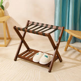 Thickened Luggage Rack Foldable Floor Standing with Shoes