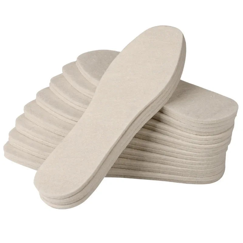 Thickened Winter Sports insole Wool Like Felt Odor