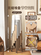 Thickened long-term sitting comfort and stackable high plastic